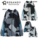 REBANDY カモ柄ピステジップパーカー