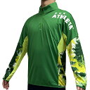 アスレタ ATHLETA トレーニングハーフZIPジャージ ケリーグリーン サッカー フットサル トレーニングウエア ジャージ sp-229-33