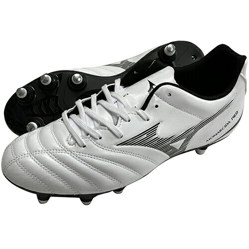 ミズノ　MIZUNO　モナルシーダNEO 3 SELECT SI　取替式　ホワイト×ブラック　サッカーシューズ　サッカースパイク　p1gc2426-09