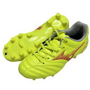 ミズノ MIZUNO ジュニア モナルシーダNEO 3 SELECT Jr セーフティーイエロー×フェアリーコーラル サッカースパイク サッカーシューズ p1g...