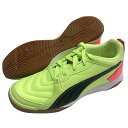 プーマ PUMA プレッシング4 フィジー アップル ライム インドア 室内 フットサル トレーニング シューズ フットサル サッカー スニーカー 107419 09(4)