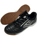 アンブロ UMBRO アクセレイタ− TR JR WIDE IN ブラック ジュニア インドア 室内 体育館 シューズ サッカー フットサル トレーニング UU...
