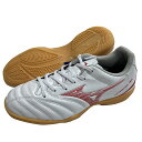 ミズノ MIZUNO モナルシーダNEO III SELECT IN ホワイト×レッド インドア 室内 体育館 シューズ フットサル サッカー P1GF2425 60