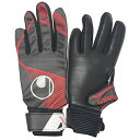 ウールシュポルト uhlsport フットサルフィンガースターターレジスト ブラック×ホワイト×レッド サッカー GKグローブ キーパー手袋 1011360-01