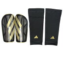 アディダス adidas TIROシンガード LEG ブラック×ゴールド サッカー フットサル レガース すねあて KNR91 IP4000