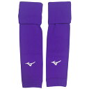 ミズノ MIZUNO カーフソックス スリーブ チューブ ソックス ストッキング 無地 ワンポイント ジャガード カスタムオーダー ライトパープル サッカー フ...
