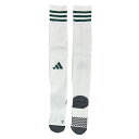 アディダス adidas ADISOCK23 サッカーソックス ホワイト×チームダークグリーン サッカー フットサル ストッキング ソックス ハイソックス HT...