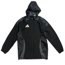 アディダス adidas TIRO24 コンペティション オールウェザージャケット ブラック ピステ ブレーカー サッカー フットサル トレーニング HBP45...