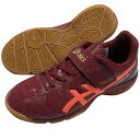 アシックス Asics ジュニア ジュニオーレ5 IN バーガンディ×フラッシュコーラル フットサルシューズ インドアシューズ 1104A010 601