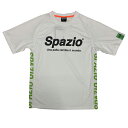 スパッツィオ Spazio ジュニア ロゴプラシャツ ホワイト サッカー フットサル 半袖 プラクティスシャツ GE0746 01
