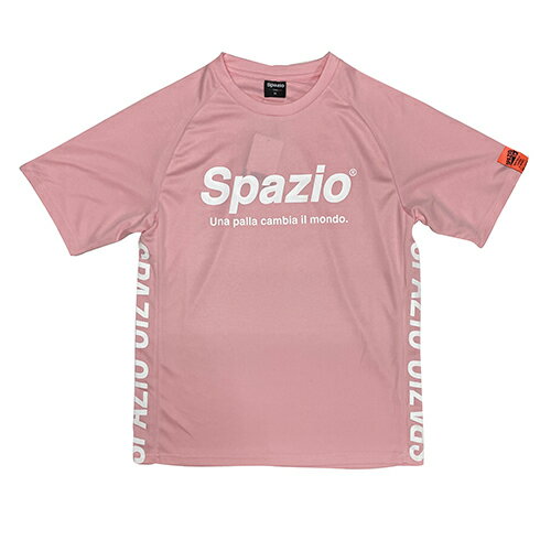 スパッツィオ2021年発売。ジュニア用。 毎年恒例のロゴ入りプラシャツ！ ■素材：ポリエステル ■カラー：Pピンク