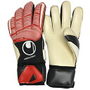 ウールシュポルト　uhlsport　アブソリュートグリップ ブラック×レッド×ホワイト　サッカー　GKグローブ　キーパー　1011217 01