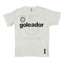 ゴレアドール　goleador　ベーシックロゴTシャツ　ホワイト　サッカー　フットサル　半袖　Tシャツ　g-782-0199