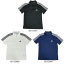 アディダス adidas トレイン エッセンシャルズ ピケ スリーストライプス トレーニング ポロシャツ 3カラー サッカー フットサル 半袖 bxh46