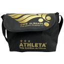 アスレタ　ATHLETA　ミニショルダーバッグ　ブラック×ゴールド　ショルダーバッグ　サッカー　フットサル　ya-136-blkgld