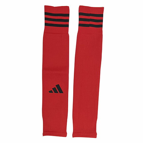 adidas　アディダス　TEAM SLEEVE23　カーフソックス　チームパワーレッド2×ブラック　サッカーストッキング　　ht6546-rdbk