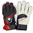 ウールシュポルト　uhlsport　パワーラインスターターソフト　ブラック×レッド×ホワイト　サッカー　GKグローブ　キーパーグローブ　1011312-01