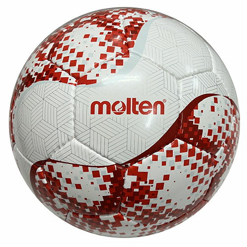 モルテン molten フットサル ホワイト×レッド フットサルボール 4号 検定球 f9y2521-wr