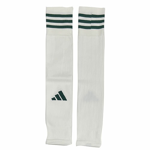 adidas　アディダス　TEAM SLEEVE23　カーフソックス　ホワイト×チームダークグリーン　サッカーストッキング　ht6546-whdg