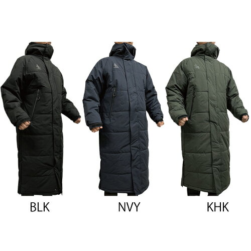 スボルメ SVOLME 発熱中綿ベンチコート 3カラー サッカー フットサル ロングコート ジャケット 1233-17304