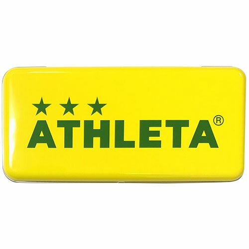 アスレタ　ATHLETA　ハードペンケースセット　イエロー　鉛筆　消しゴム　マグネット　筆箱　ペンケース　サッカー　フットサル　05245　20