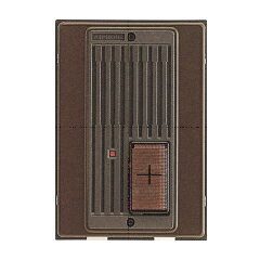 [ QE-NK ] アイホン インターホン 埋込型 【警報表示灯付】 玄関子機 （色調： チョコレートブラウン） [ QENK ]