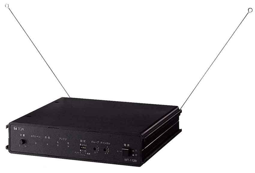 【送料無料】[ WT-1120 ] TOA 300MHz帯 ワイヤレスガイドシステム 据置型 卓上受信機 [ WT1120 ]