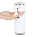 ソープディスペンサー 自動 泡 充電式 防水 非接触 石鹸 アロマ シンプル おしゃれ ホワイト