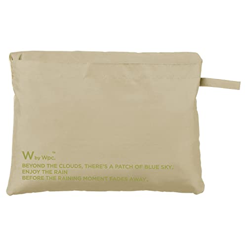 [ワールドパーティー] レインコート ［パッカブルポンチョ］バイカラー イエロー レディース メンズ レインウェア アウトドア フェス キャンプ 通勤 通学 自転車 着丈113cm 長め おしゃれ 男