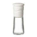 京セラ(Kyocera) ミル 90ml セラミック ソルト&ペッパー 結晶塩 岩塩 胡椒 スパイス 山椒 調味料入れ 粗さ調節 分解洗浄 ホワイト CM-15...