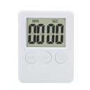 タイマー 大画面 キッチン 勉強 マグネット付き デジタル 台所 ヒント音が大きい 最大99分59秒 LED 白