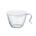 HARIO(ハリオ) ガラスのレンジスープカップ スタッキング可能 レンジで簡単調理 実用容量300ml 電子レンジ用 ホワイト 日本製 おかず クリームスープ 手作り XSCS-1-W