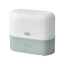 【Toffy/トフィー】 抗菌LEDアロマディフューザー加湿器 HF03 (ペールアクア) LEDライト付き 噴霧量2段階 タイマー機能 リモコン付き 抗菌加工...