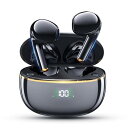 ワイヤレスイヤホン 2025新傑作モデル イヤホン bluetooth マイク付き ブルートゥース イヤホン ENCノイズキャンセリング LEDディスプレイ表示...