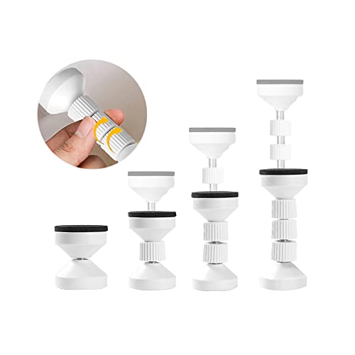 家具転倒防止 地震対策 突っ張り棒 本棚 冷蔵庫 転倒防止 防災グッズ 2本セット取付高さ4.2~11cm 保護パッド 両面テープ付き 狭い隙間用 耐震ポール タンス テーブル 食器棚 家具固定用