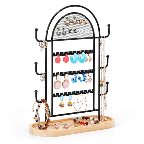 Andacar ピアススタンド 可愛い アクセサリーケース ネックレススタンド アクセサリー 収納 アクセサリースタンド ピアス 収納 大容量 イヤリング収納 プレゼント ジュエリー収納 ジュエリー Andacar ピアススタンド 可愛い アクセサリーケース ネックレススタンド アクセサリー 収納 アクセサリースタンド ピアス 収納 大容量 イヤリング収納 プレゼント ジュエリー収納 ジュエリー
