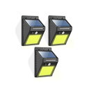 センサーライト ソーラーライト 人感センサー 防犯ライト 48LED IP65防水 自動点灯 太陽光発電 照明範囲 屋外 庭 玄関 3個セット