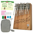 ONETONE ワントーン かんたんカリンバ (親指ピアノ) ピアノ配列18キー 初心者セット マホガニー材 OTKL-18EK/MH [キャリーポーチ/クリーニングクロス/指サック/キーステッカー/カラーステッカー/