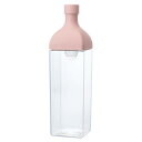 HARIO(ハリオ) カークボトル 1200ml スモーキー ピンク 樹脂製 縦横 ピッチャー 茶こし付き 日本製 KAB-120-SPR