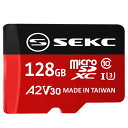 【 】SEKC microSDXCカード 128GB A2 UHS-I(U3) V30 Class10対応 4K ULTRA HD対応 最大読出速度100MB...