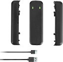 NinoLite 3点セットInsta360 ONE R/ONE RS 対応充電式 バッテリー2個 + USB型デュアルバッテリーチャージャー 黒
