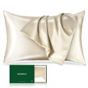 SGMSILK シルク 枕 カバー 22匁 100%天然 6A級 35x50cm ファスナー式 OEKO-TEX認証 片面シルク ピローケース 寝癖軽減 抗菌防...