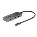 StarTech.com ディスプレイアダプター/USB Type-C接続/3画面/HDMI/MSTハブ/Type-C マルチモニター ディスプレイアダプター/Windowsのみ MST14CD123HD