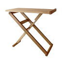オークヴィレッジ 折りたたみサイドテーブル ナチュラル 日本製 国産 木製 無垢材 55D x 30W x 50H cm サイドテーブル 折りたたみ ミニテーブル