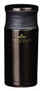 パール金属 水筒 350ml 直飲み 軽量 ステンレス マグボトル ブラック カフェマグ バリスタ HB-2606(3)