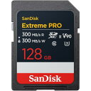 SanDisk 128GB Extreme PRO SDXC UHS-II メモリーカード - 最大300MB/秒の読み取りと書き込み速度、V90、8K、4K ...