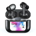 イヤホン bluetooth ワイヤレスイヤホン 【2025 年新登場?多機能タッチスクリーン?ANC 対応 】Bluetooth5.4 ぶるーとぅーす ブルートゥース イヤホン探し IPX7防水 ノイズキャンセリング 最大48時間
