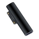Surface Connector to Type-C 充電アダプター DC15V 45W Type C メス - Surface オス Microsoft P...
