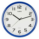 CASIO(カシオ) 掛け時計 壁掛け時計 ブルー 青 アナログ スタンダード ステップ秒針 シンプル IQ-24-2JF