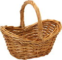 POSH LIVING かご ウィッカーバスケット A 11545
